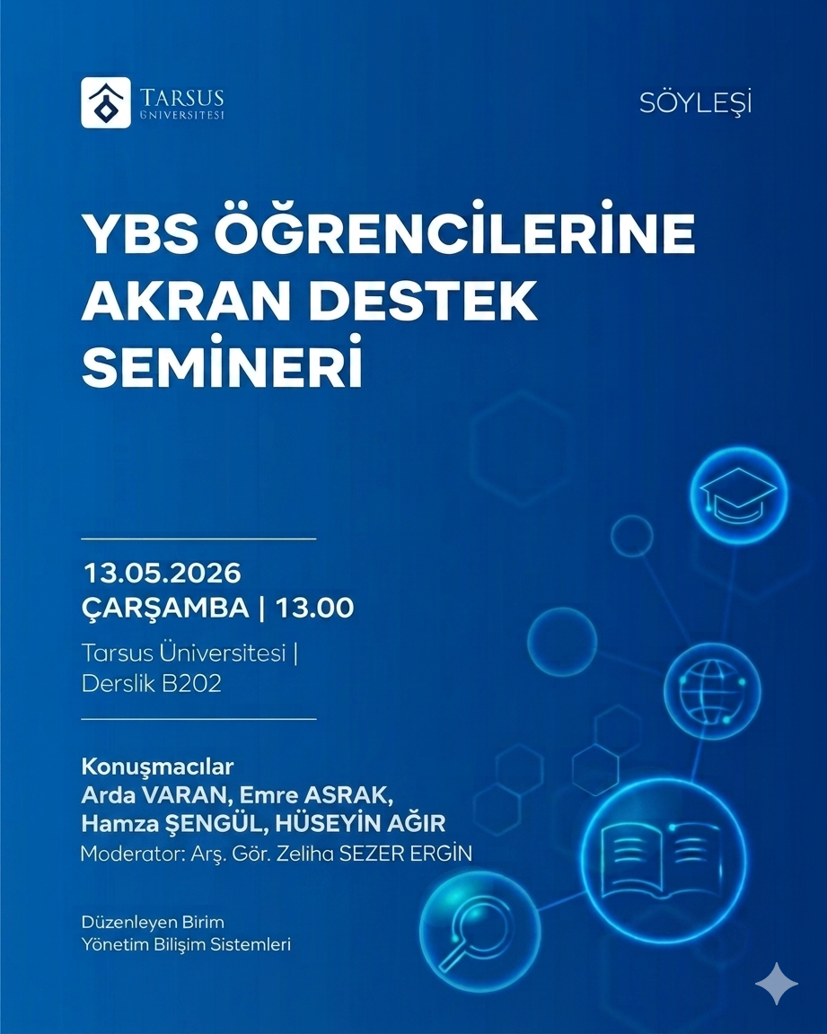 YBS Öğrencilerine Akran Destek Semineri